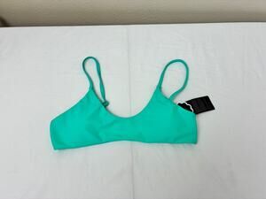 Sherry DC Teal Bikini Top Size M NWT